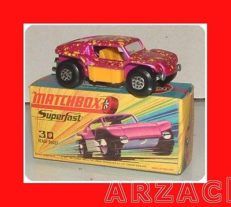 MATCHBOX 1-75 SUPERFAST SERIES N 30 BEACH BUGGY MIB '70