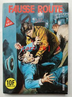 FAUSSE ROUTE noir 84 EVILFRANCE 85 BD Erotique Petit Format Français FRANCESE