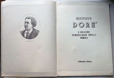 GUSTAVE DORE' cartella DOMUS con 2 stampe BIBBIA La Flaggellazione -  Davide