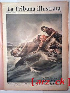 LA TRIBUNA ILLUSTRATA anno LIX  N 41 - 7/10/1951 naufragio alto Adriatico