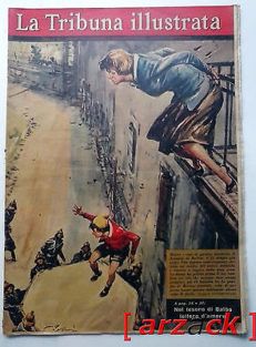 LA TRIBUNA ILLUSTRATA anno 72  N 9 - 4/3/1962 muro Berlino, tesoro di Balbo