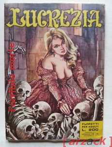 LUCREZIA 46 l'orribile morte RG 1971 ErreGi EVILPRESS edicola BLISTERATO