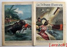 LA TRIBUNA ILLUSTRATA 26 FULMINE COLPISCE CAMERA SPOSINI Fausto Coppi 22/6/1952