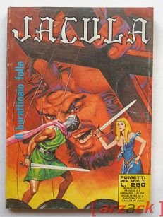 JACULA n 126 il burattinaio folle RG 1974 fumetto erotico ERREGI