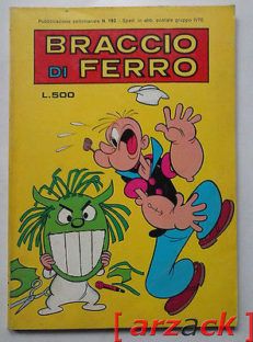BRACCIO di FERRO N 192 Grafica Editoriale METRO 1980