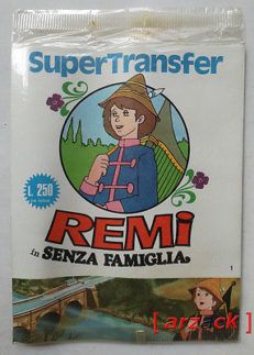 REMI Senza Famiglia trasferelli EDIBOY Toei CO BLISTERATO SuperTransfer 1