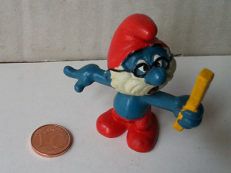VINTAGE SMURF Puffo Pitufo Schtroumpf Schlümpf SCHLEICH GRANDE PUFFO MAESTRO