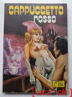 CAPPUCCETTO ROSSO 32 effetto maga EMMEVI 1975 fumetto erotico