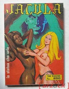 JACULA n 154 la statua che urla EP 1975 fumetto erotico EDIFUMETTO