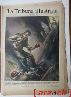 LA TRIBUNA ILLUSTRATA 47 Lens minatore intrappolato in miniera 21/11/1954