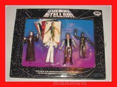 STAR WARS set box con 4 Action Figure + card Galaxy MIB