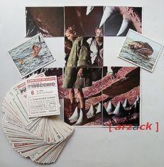 LOTTO di 100 Figurine PINOCCHIO 1972 NUOVE mai incollate + SINGOLE Comencini