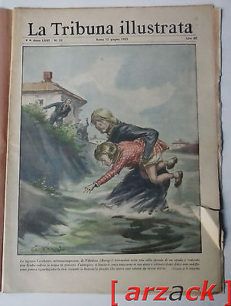 LA TRIBUNA ILLUSTRATA 24 Villadose Rovigo salvataggio in un canale 12/6/1955