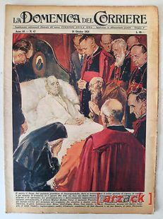DOMENICA del CORRIERE 42 MORTE PIO XII Harry Belafonte - Yoko Tani 19/10/1958