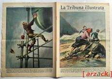 LA TRIBUNA ILLUSTRATA 23 BISENZIO DONNA TRATTA IN SALVO Test Nucleare 1/6/1952