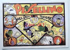 PISELLINO NEL REGNO DI RE PESCIONE supplemento NERBINI ristampa anastatica