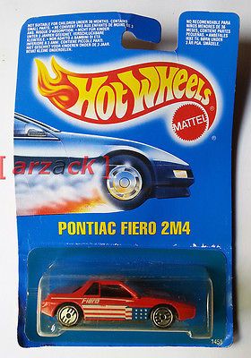 Hot Wheels #463 Pontiac Fiero 2M4 - 1:64 Scale Diecast Car Collectible