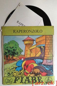 FIABE di IERI e di OGGI Raperonzolo PLAISIR RECORD disco 33 giri + tavole
