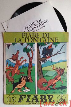 FIABE di IERI e di OGGI Fiabe di La Fontaine PLAISIR RECORD disco 33 giri
