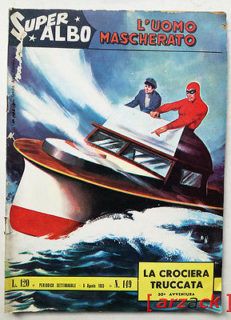 Super Albo L'UOMO MASCHERATO 149 Fratelli Spada 1965
