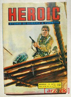 HEROIC 19 Storie di Guerra a Fumetti ALHAMBRA 1972