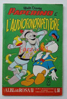 ALBI DELLA ROSA n 551 MONDADORI 30/5/1965 Walt Disney