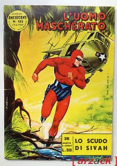 UOMO MASCHERATO 132 Avventure Americane FRATELLI SPADA 1965 Phantom