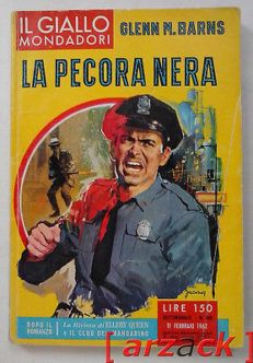 IL GIALLO MONDADORI 580 La pecora nera GLENN M BARNS 1962