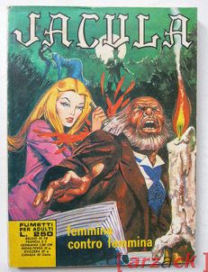 JACULA n 132 femmina contro femmina EP 1974 fumetto erotico EDIFUMETTO