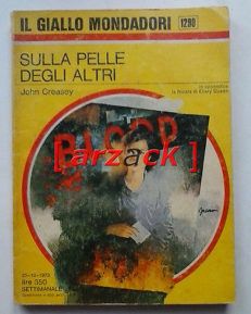 IL GIALLO MONDADORI 1290 Sulla Pelle degli Altri JOHN CREASEY 1973