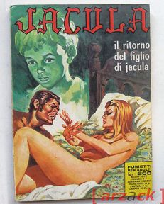 JACULA n 113 il ritorno del figlio di Jacula RG 1973 fumetto erotico ERREGI