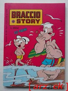 BRACCIO di FERRO Story N 152 Grafica Editoriale METRO 1990