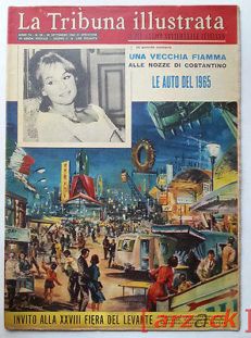 LA TRIBUNA ILLUSTRATA anno 74  N 38 - 20/9/1964 LE AUTO DEL 1965