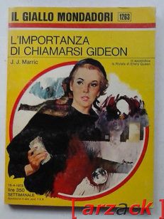IL GIALLO MONDADORI 1263 L'importanza di chiamarsi Gideon J J MARRIC 1973
