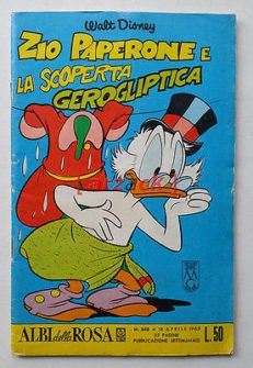 ALBI DELLA ROSA n 545 MONDADORI 18/4/1965 Walt Disney