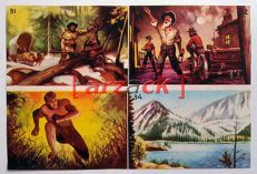 Album LONTANO WEST 1 DARDO 1962 - 4 figurine 31 32 33 34