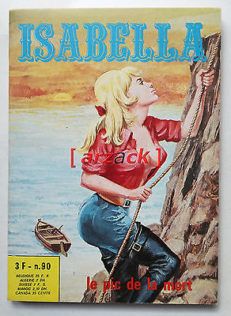 ISABELLA 90 EVILFRANCE 1977 Ed. FRANCESE BD Erotique Petit Format Français