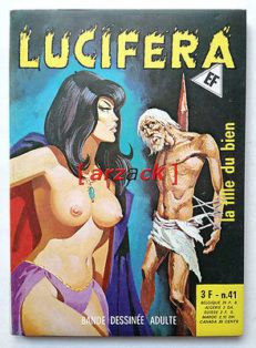 LUCIFERA 41 EVILFRANCE 1976 Ed. FRANCESE BD Erotique Petit Format Français