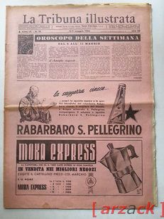 LA TRIBUNA ILLUSTRATA anno LX  N 19 SAN PELLEGRINO Pubblicità Advertising 1952