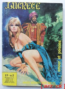 LUCRECE 2 Lucrezia EVILFRANCE Ed. FRANCESE BD Erotique Petit Format Français
