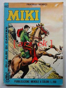 Gli albi di Capitan MIKI 442 Miki Libretto DARDO 1971