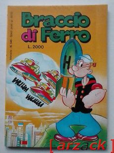 BRACCIO di FERRO N 545 Grafica Editoriale METRO 1990