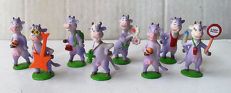 SORPRESINE GADGET Milka LE MILKINE serie completa 8 pezzi + SINGOLI 1994