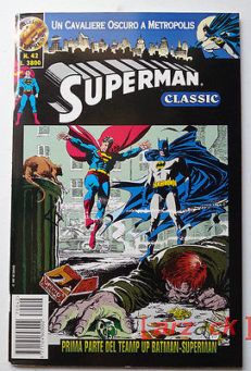 SUPERMAN Classic 42 Play Press 1997 Un cavaliere oscuro a Metropolis BATMAN