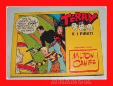MILTON CANIFF TERRY E I PIRATI cartonato CORNO 1971