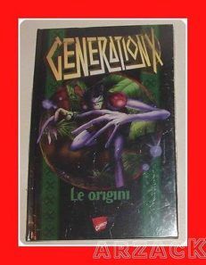 X-Men GENERATION X Le Origini CARTONATO blisterato MARVEL Italia 1998