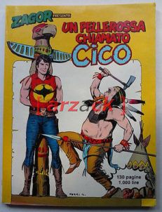 ZAGOR presenta UN PELLEROSSA CHIAMATO CICO supplemento collana Zenith DAIM PRESS