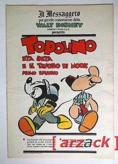 TOPOLINO supplemento a IL MESSAGGERO Topolino Eta Beta e il tesoro di Mook 1