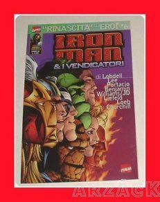 IRON MAN VENDICATORI 24 Rinascita Degli Eroi 6 PANINI