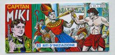 CAPITAN MIKI striscia Serie III n° 23 Dardo 1995 Riti di iniziazione